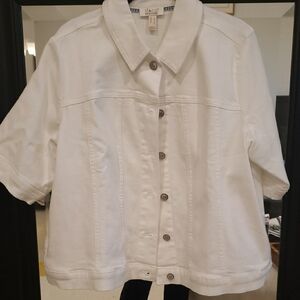 White Button-Up Jacket